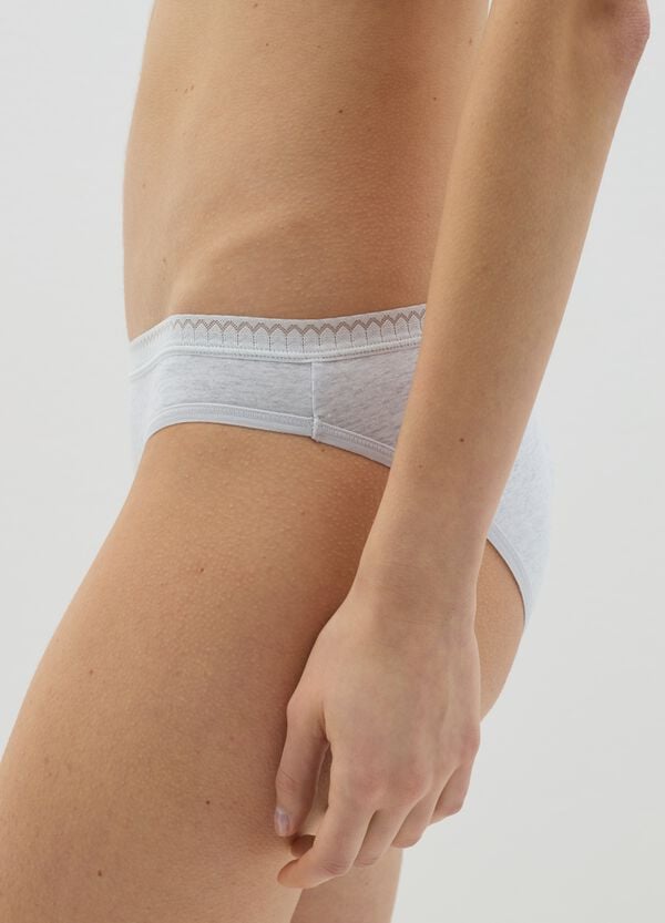 Ovs Slip In Cotone Stretch Con Dettaglio