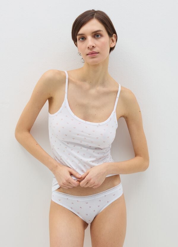 Ovs Slip in cotone stretch con dettaglio