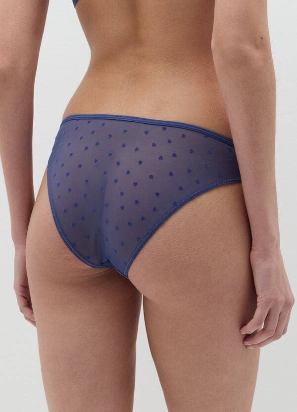 Ovs Slip In Mesh Con Cuoricini