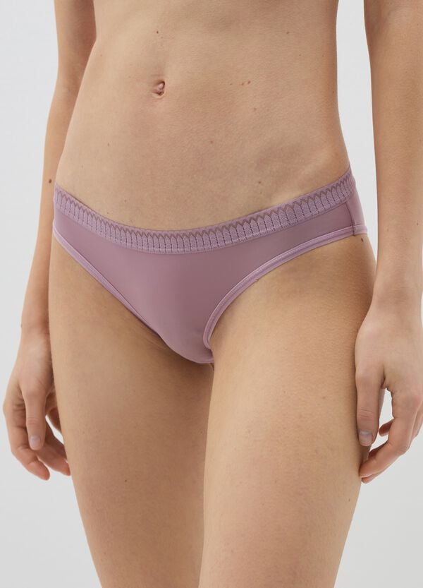 Ovs Slip In Microfibra Con Motivo Geometrico