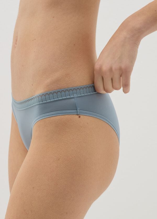 Ovs Slip In Microfibra Con Motivo Geometrico