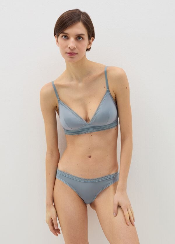 Ovs Slip in microfibra con motivo geometrico