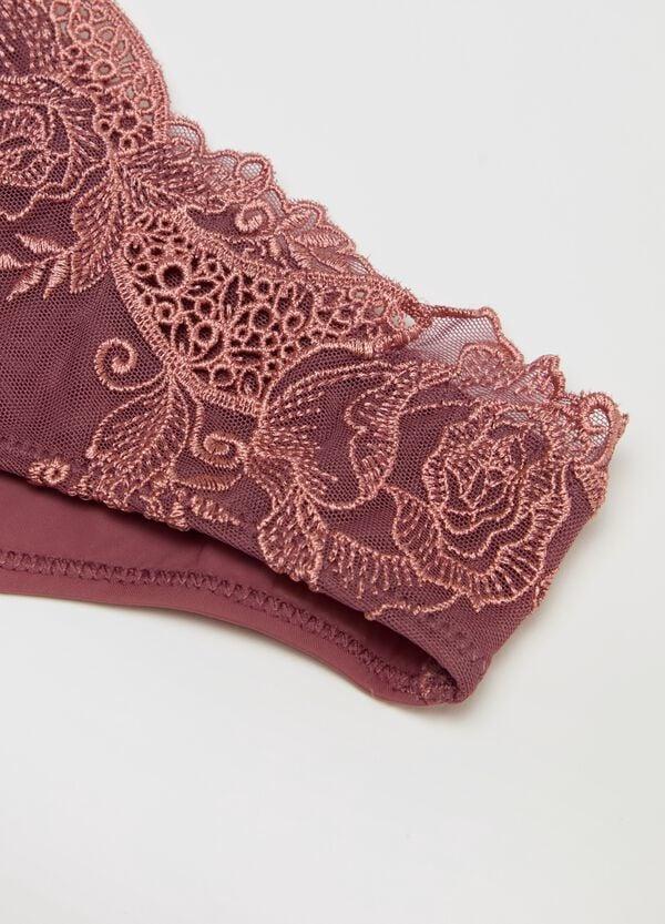 Ovs Slip In Microfibra Con Pizzo