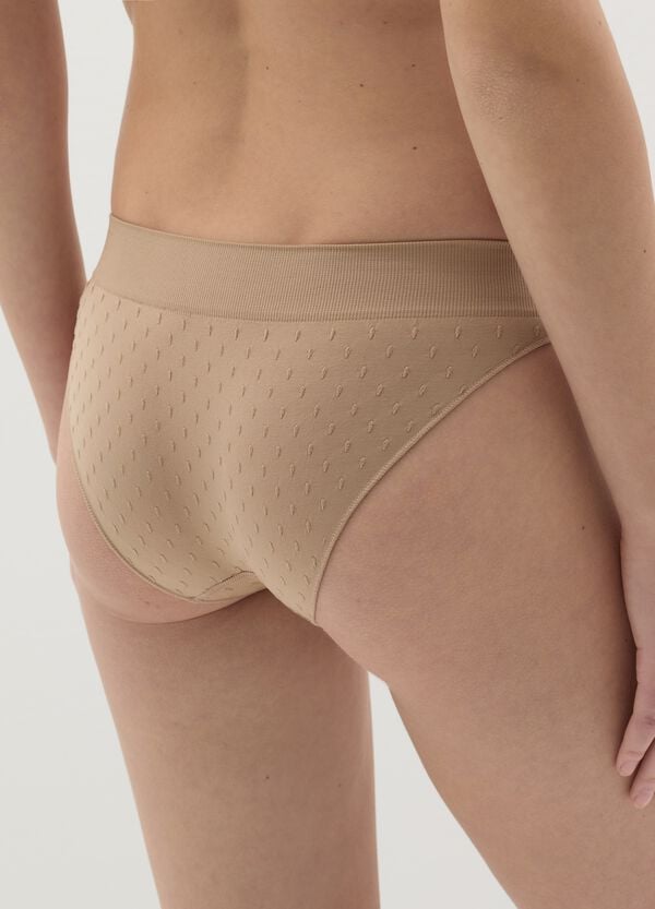 Ovs Slip In Microfibra Con Trama Dobby