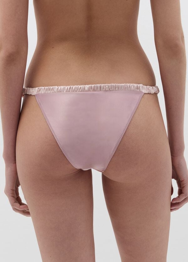 Ovs Slip In Satin Con Pizzo