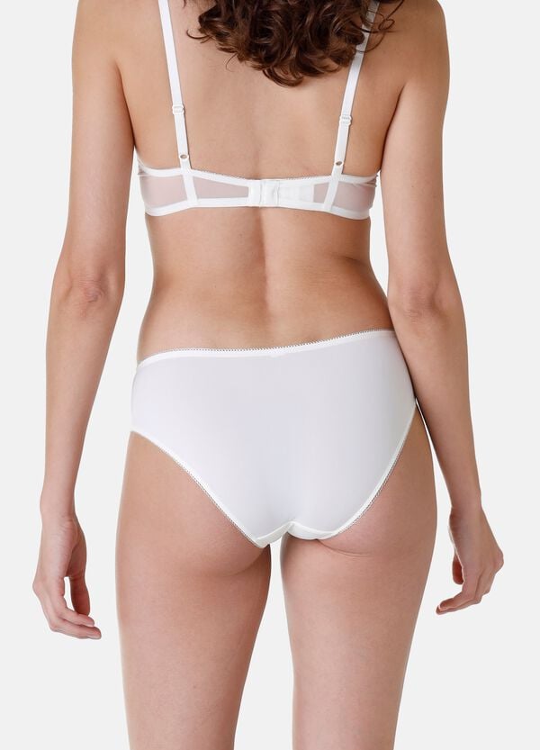 Ovs Slip Midi Striped Lace