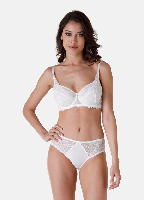 Ovs Slip Midi Striped Lace