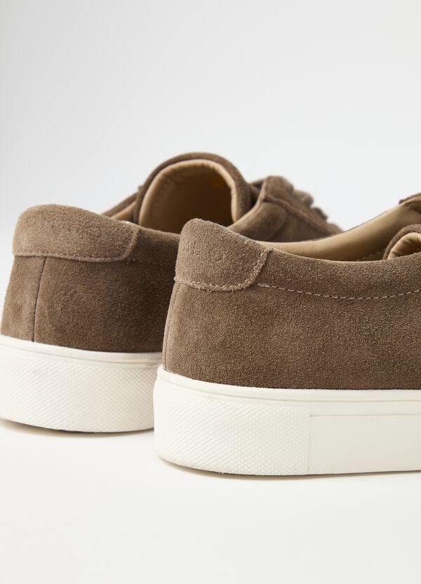 Ovs Sneakers In Suede Con Lacci