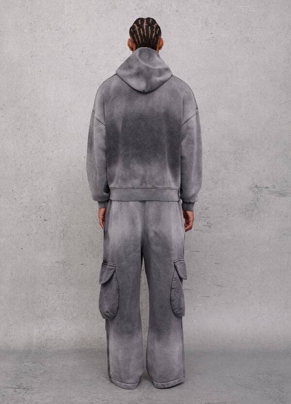 Ovs Sunfaded Cargo Sweatpants Vintage Grey