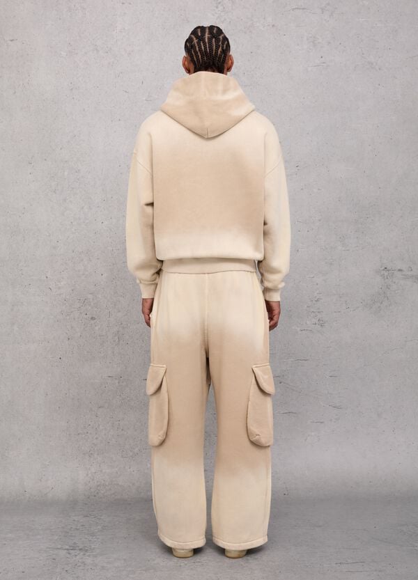 Ovs Sunfaded Cargo Sweatpants Vintage Sand