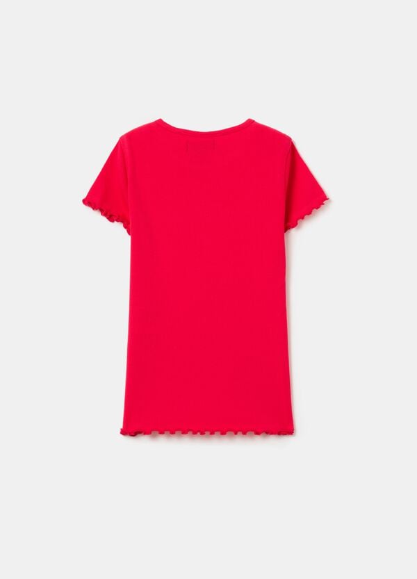 Ovs T-shirt A Costine Con Profili Ondulati