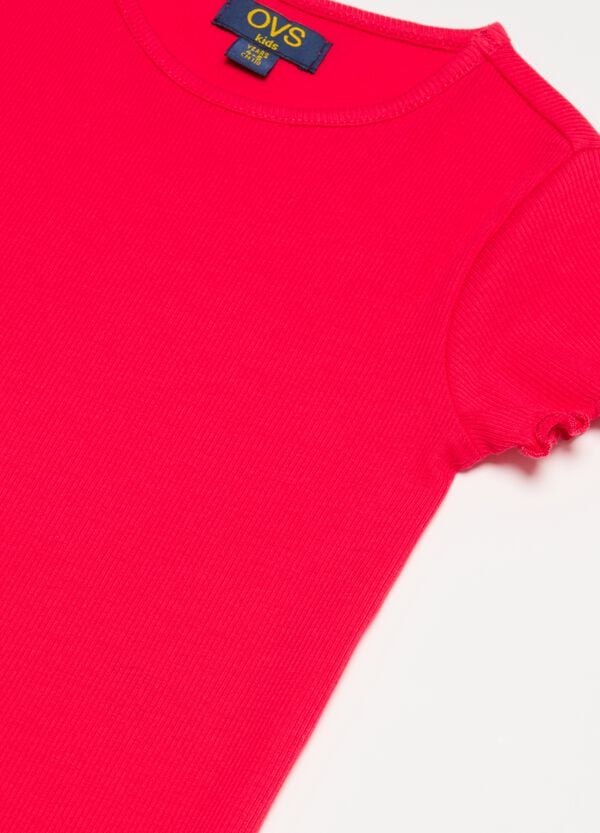 Ovs T-shirt A Costine Con Profili Ondulati