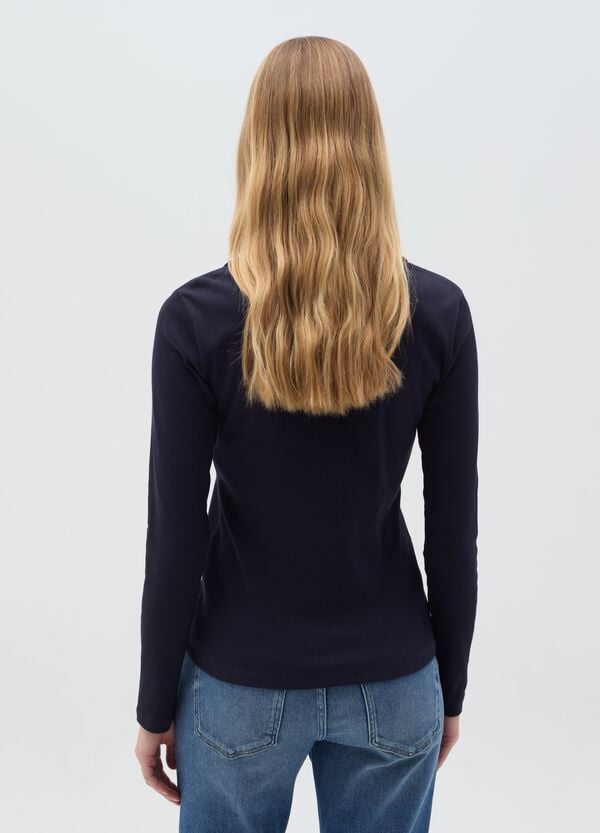 Ovs T-shirt A Costine Con Scollo A Polo