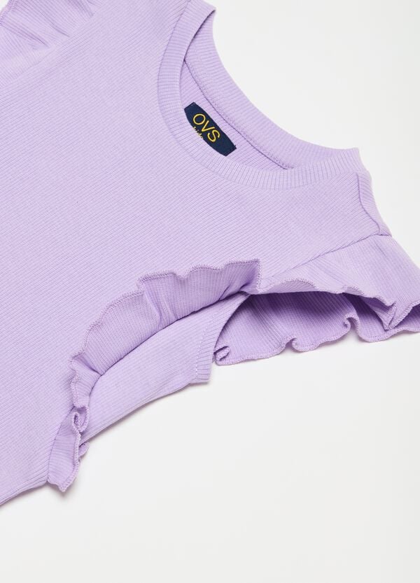 Ovs T-shirt A Costine Con Volant