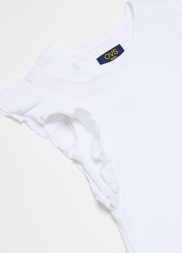 Ovs T-shirt A Costine Con Volant