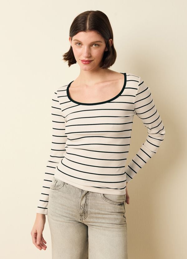 Ovs T-shirt A Costine Fantasia A Righe