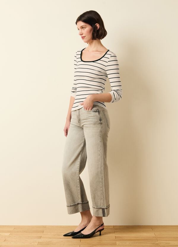 Ovs T-shirt A Costine Fantasia A Righe