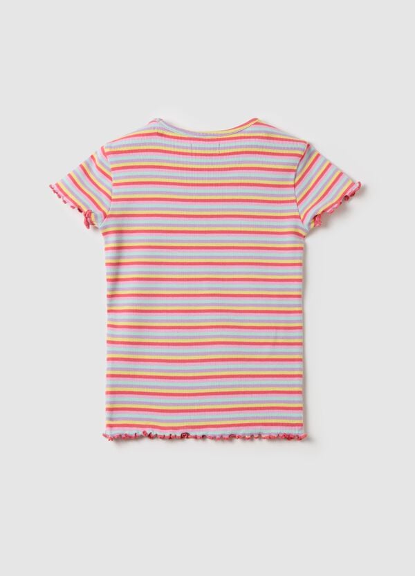Ovs T-shirt A Costine In Fantasia A Righe