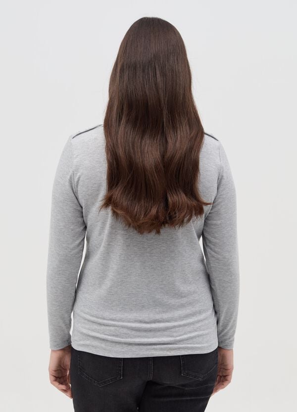 Ovs T-shirt A Costine In Lurex Curvy