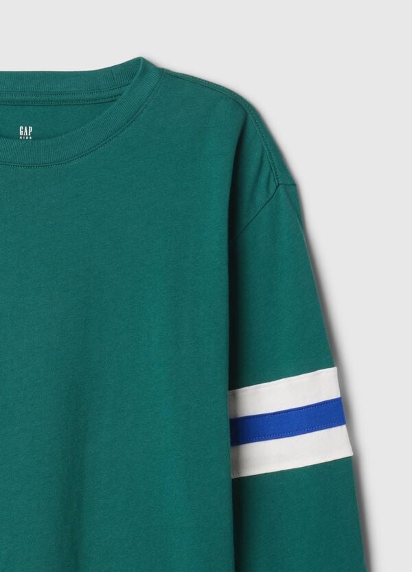 Ovs T-shirt A Maniche Lunghe Con Inserto A Righe