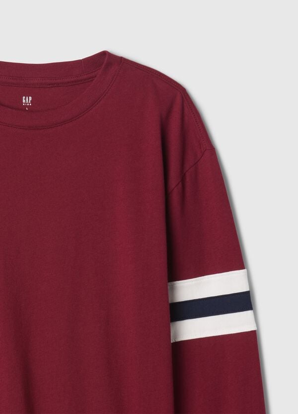Ovs T-shirt A Maniche Lunghe Con Inserto A Righe