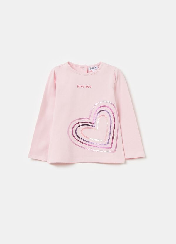 Ovs T-shirt a maniche lunghe con paillettes