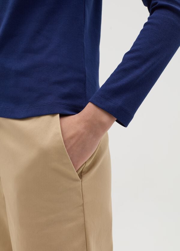 Ovs T-shirt A Maniche Lunghe Con Scollo Rotondo