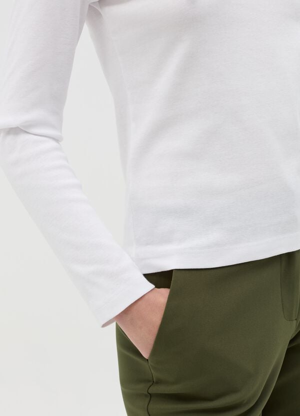 Ovs T-shirt A Maniche Lunghe Con Scollo Rotondo