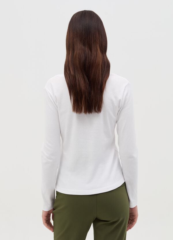 Ovs T-shirt A Maniche Lunghe Con Scollo Rotondo