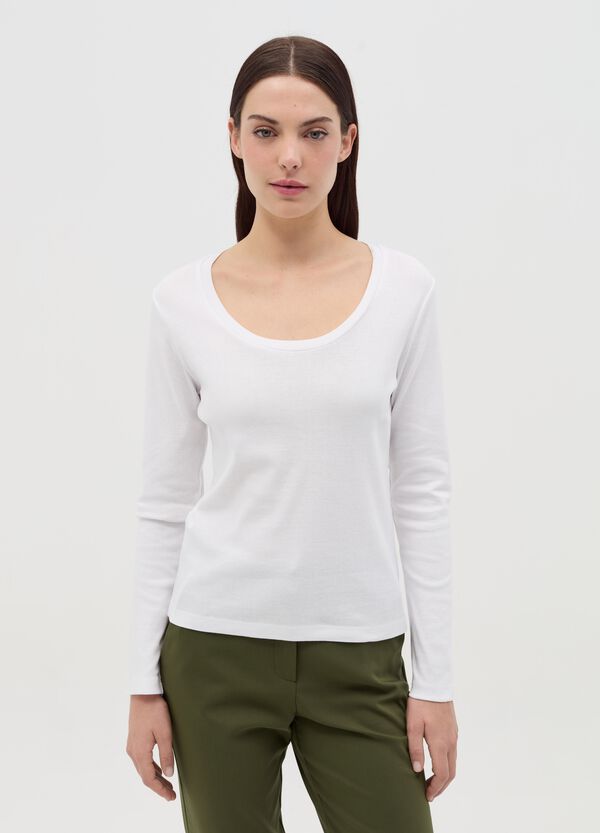 Ovs T-shirt a maniche lunghe con scollo rotondo