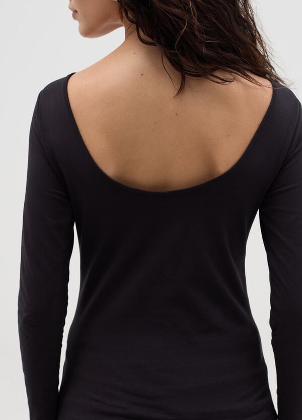 Ovs T-shirt A Maniche Lunghe Con Scollo Rotondo