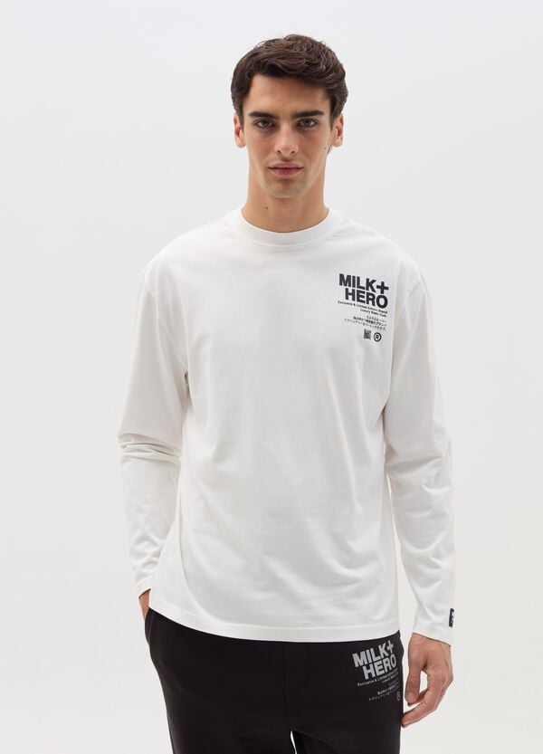 Ovs T-shirt A Maniche Lunghe Con Stampa