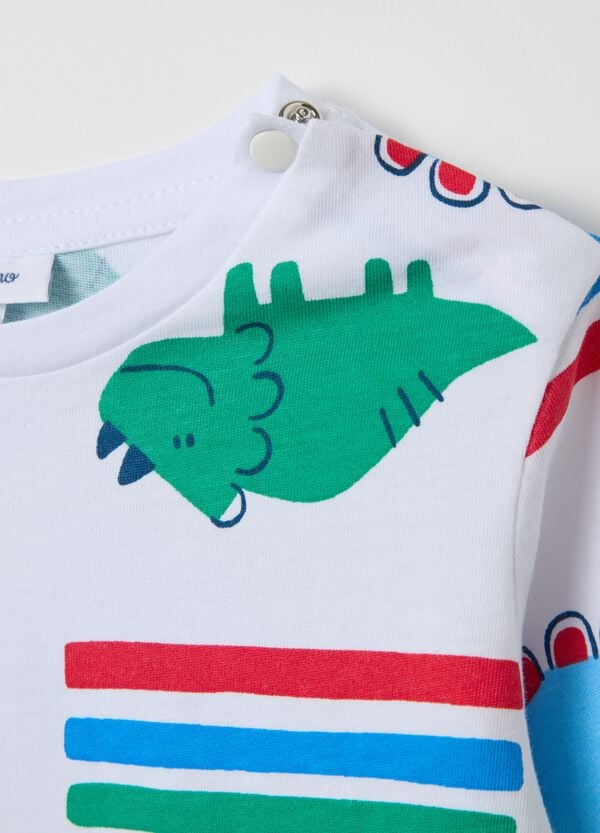 Ovs T-shirt A Maniche Lunghe Con Stampa All-over
