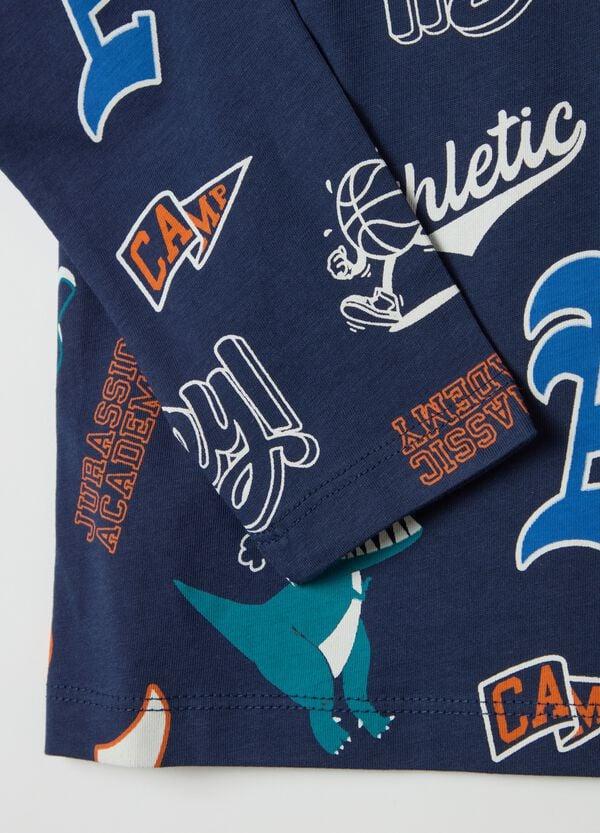 Ovs T-shirt A Maniche Lunghe Con Stampa All-over