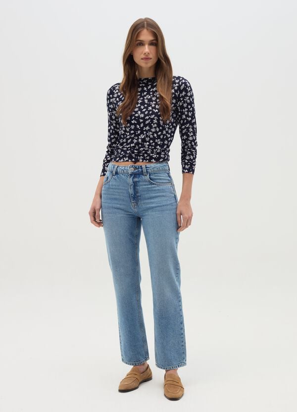 Ovs T-shirt A Maniche Lunghe Con Stampa