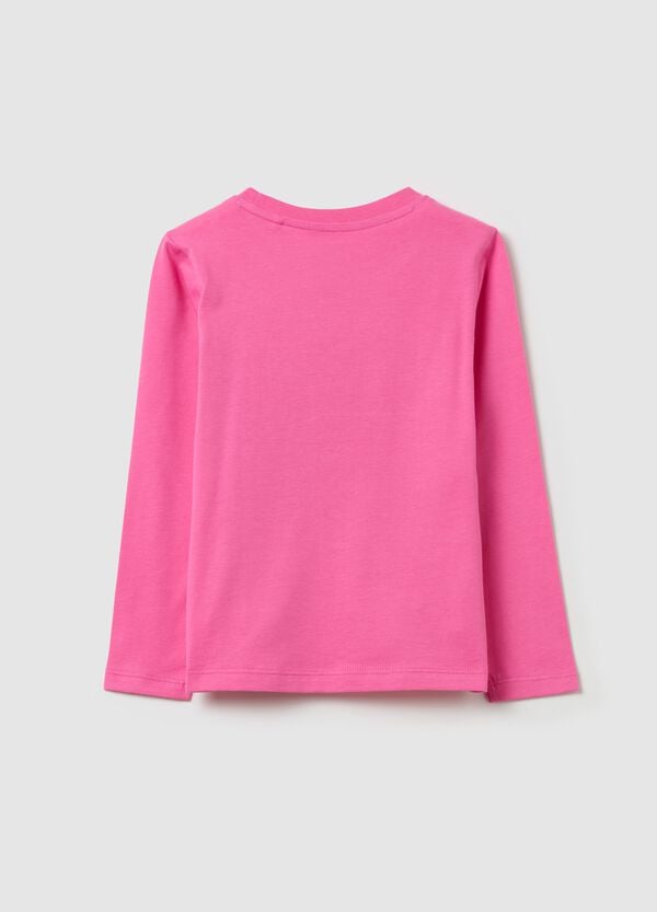 Ovs T-shirt A Maniche Lunghe Con Stampa Glitterata