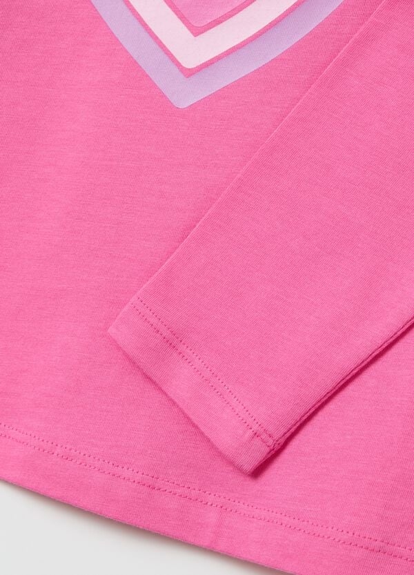 Ovs T-shirt A Maniche Lunghe Con Stampa Glitterata