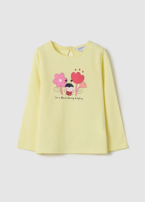 Ovs T-shirt a maniche lunghe con stampa