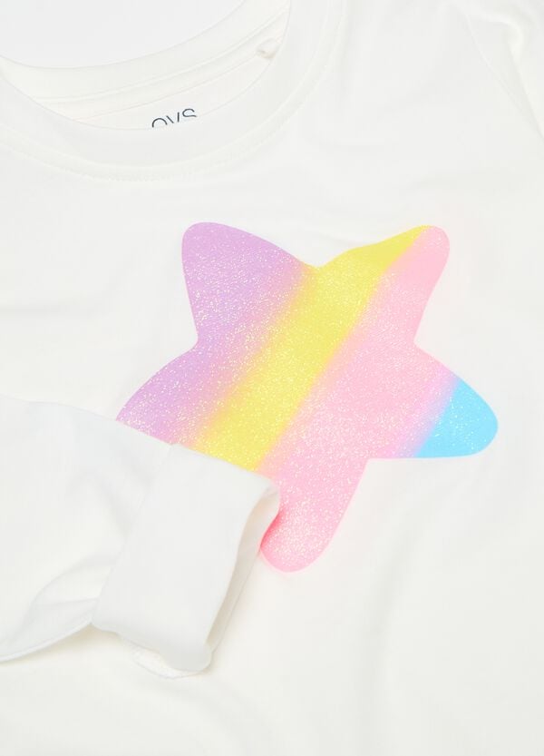 Ovs T-shirt A Maniche Lunghe Con Stampa