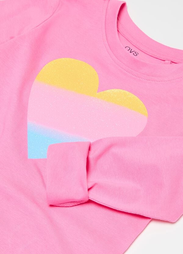 Ovs T-shirt A Maniche Lunghe Con Stampa
