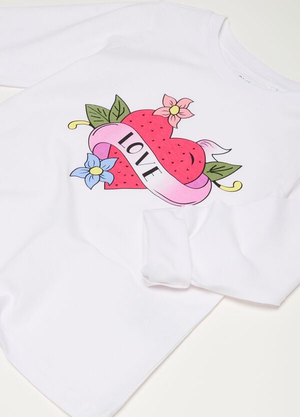 Ovs T-shirt A Maniche Lunghe Con Stampa
