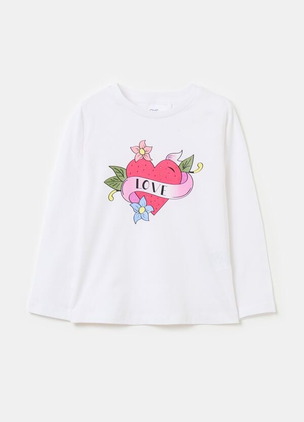 Ovs T-shirt a maniche lunghe con stampa
