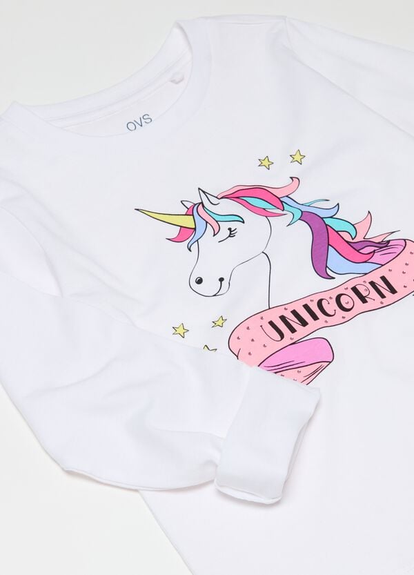 Ovs T-shirt A Maniche Lunghe Con Stampa
