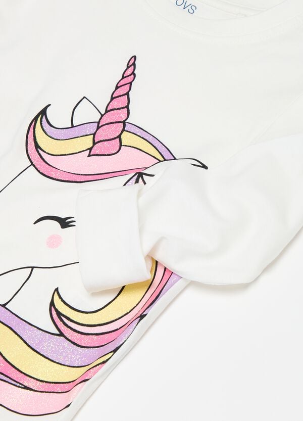 Ovs T-shirt A Maniche Lunghe Con Stampa