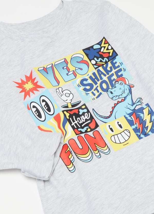 Ovs T-shirt A Maniche Lunghe Con Stampa