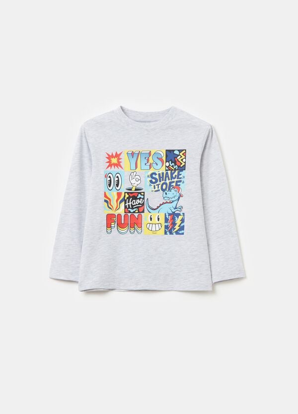 Ovs T-shirt a maniche lunghe con stampa