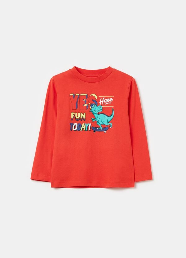 Ovs T-shirt a maniche lunghe con stampa