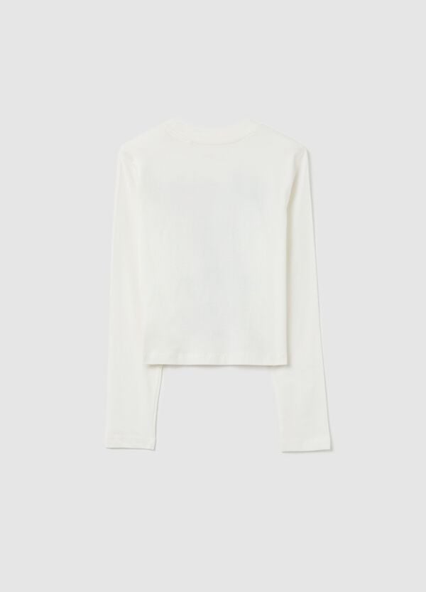 Ovs T-shirt A Maniche Lunghe Con Stampa Lettering