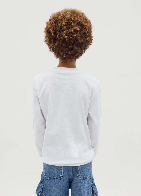 Ovs T-shirt A Maniche Lunghe Con Stampa