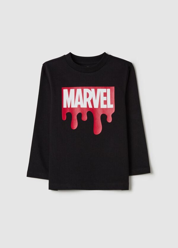 Ovs T-shirt a maniche lunghe con stampa Spider-Man